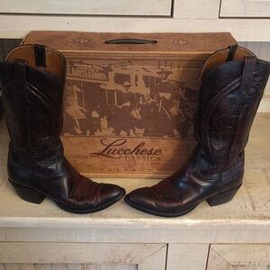 Lucchese black cherry gavin